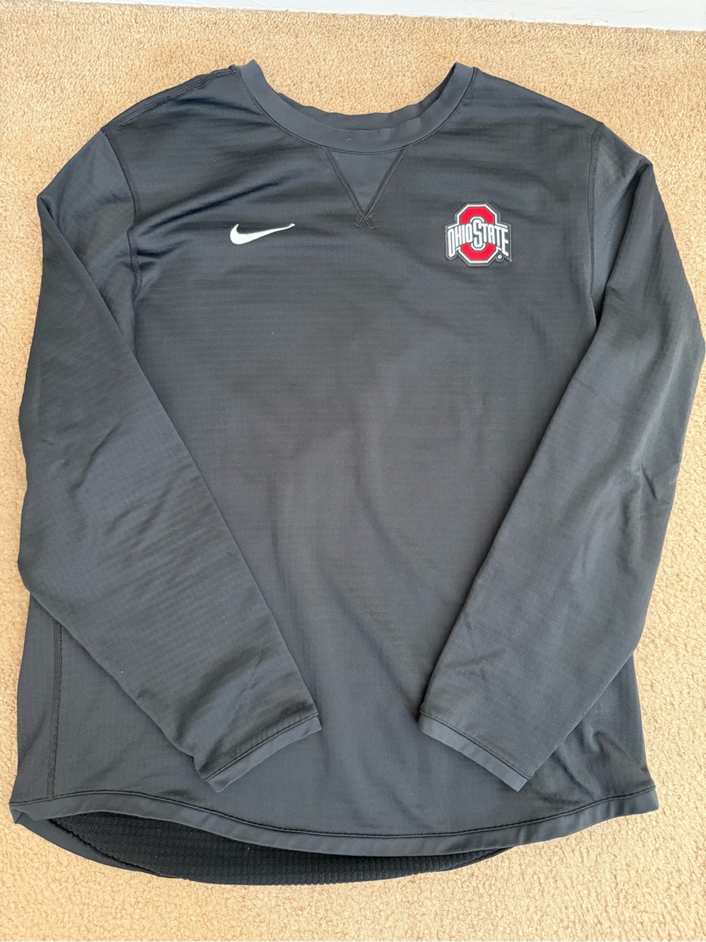 Nike Men's Long-Sleeve Crew with Ohio State Crest